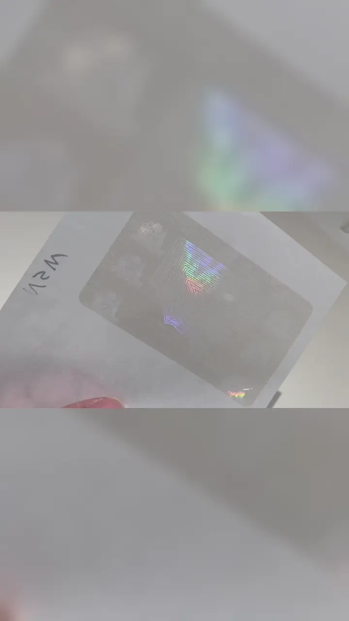 新南威爾士州駕照透明全息覆膜貼 | NSW 證件防偽全息膜：短影片