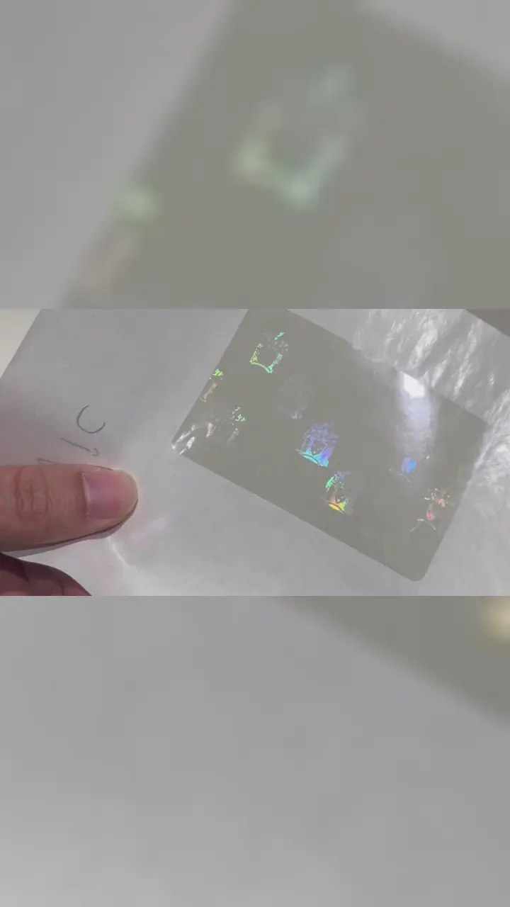 維多利亞州駕照透明全息覆膜貼 | VIC 證件防偽全息膜：短影片